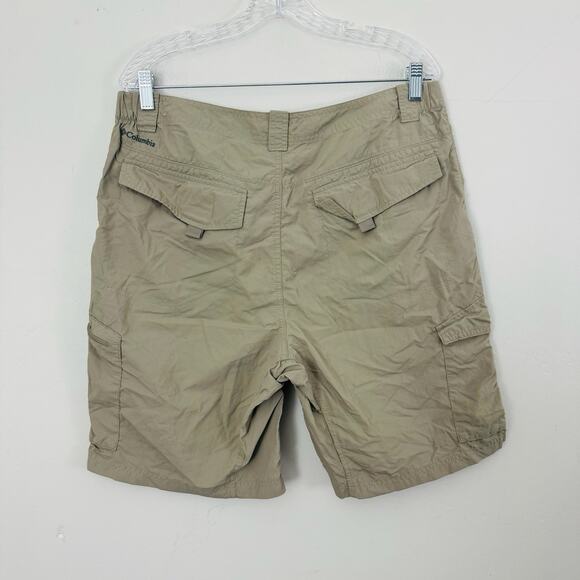 Columbia Khaki Cargo Shorts Omni Shade Sun Protection Men’s Size 36 - Picture 5 of 8